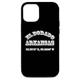 iPhone 15 Pro El Dorado Arkansas Coordinates Souvenir Case