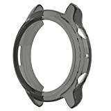 LOKEKE Compatible For TicWatch Pro 3 Protective Case Cover, TPU Protective Case Cover Shell Compatible with TicWatch Pro 3/3 LTE(TPU Black)