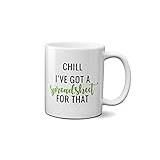 I've Got a Spreadsheet for That Mug - Funny Office Joke IT Present Gift Ideas Tea Coffee Novelty Heavy Duty Handle Dino Coated Dishwasher/Microwave Safe Sublimation Ceramic (White Prime)