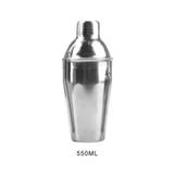 (550ML) HOOMIN Barware Professional 250/350/550/750ml Boston Martini Cocktail Wine Mixer Stainless Steel Cocktail Shaker Party Bar Tools