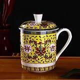 500ML, Chinoiserie Bone China Dragon Cup for Tea Ceremony, air Dragon Painting, Bone-China-Tea-Mug Chinese Tradition Style Geek-1