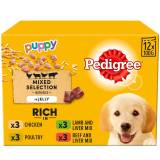 Pedigree Puppy Wet Dog Food Pouches Mixed in Jelly