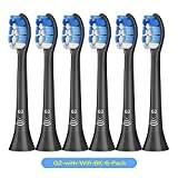 giss Gum Health Toothbrush Heads Fit For Phillips Sonicare Toothbrush HX6068 HX6730 HX6930 HX3220 HX9023/65 HX9033 HX6250 2/3 Series (Color : G2-with Wifi-6BK)