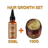 (Hair mask set) Chebe Traction Alopecia Thicken Oil Anti Hair Loss Treatment Spray Craze Fast Hair Growth  Products Sevich Anti Break Hair Care