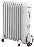 Prem-I-Air White 2.5kW Convector Heat Heater Adjustable Thermostat Turbo Fan 