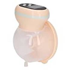 Wearable Breast Pump, Breast Pump Portable Quiet Hands Free for Home (Apricot)