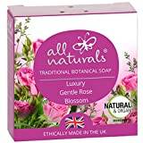 All Naturals, Soap Natural & Organic, Vegan with Soothing Jojoba, Rosehip, Shea Butter, Cocoa Butter for Children and Sensitive Skin 100g (Rose Blossom)