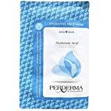 Perderma Korean Hydrating Face Sheet Mask with Hyaluronic Acid, Deep Hydrating Soothing Moisturizing Facial Mask - 25ml