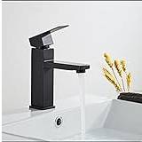DKSNAJ Bathroom Sink Faucet, Bathroom Faucet Brushed Basin Faucet Tap Sink Mixer Hot & Cold 304 Stainless Steel Sink Faucet Bathroom Lavotory Faucet (Color : Brushed Gold S) wisdom