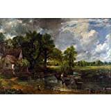 Our Posters John Constable The Hay Wain 1821 b3829 A2 Canvas - Stretched, Ready to Hang (20/16 inch)(51/41 cm) - Movie Film Wall Decor Art Actor Actress Gift Anime Auto Cinema Room Wall Decoration
