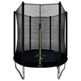 Velocity 6ft Trampoline with Enclosure Black