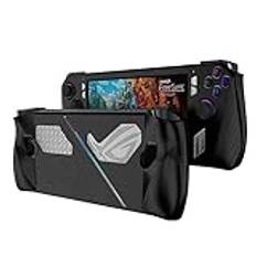 Silicone Protective Case for ROG Ally, with 4 Thumb Grips Game Console Cover Protector, Non-Slip Shock ProtectionSoft Silicone Protective Skin Sleeve, Console Accessories for ROG Ally