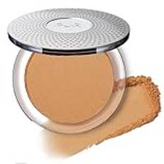 PÜR 4-in-1 Pressed Mineral Makeup Foundation, Full Coverage, SPF 15, Delivers Flawless, Breathable Coverage for All Skin Tones and Types, Gluten-Free, Vegan Friendly - Medium Dark 8g