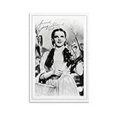 KNOTSS JUDY GARLAND THE WIZARD OF OZ AUTOGRAPH SIGNED Poster Decorative Painting Canvas Wall Posters And Art Picture Print Modern Family Bedroom Decor Posters 12x18inch(30x45cm)