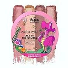 Wet n Wild Alice in Wonderland Talk to the Flowers, Makeup Blush Palette Including 4 Velvety-Soft, Blendable Shades for Buildable, Healthy-Looking Color Cheeks with Long-Lasting Soft Focus Effect