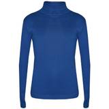 (3-4 Years, Royal Blue) Kids Girls Polo Neck T Shirt Thick Cotton Turtleneck Jumper Long Sleeve Top 2-13 - 3-4yrs