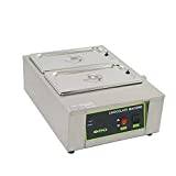 Commercial Electric Chocolate Melting Pot Machine 2 Tanks Chocolate Heater 1000W Digital Control Two Pan Electric Chocolate Melter