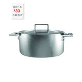 Mepra Attiva Pewter 20Cm Stainless Steel Casserole With Lid With $33 Credit