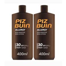 Piz buin spf 30 allergy suncare skin lotion 2 x 400ml