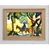 Donkey Rider by August Macke - Single Picture Frame Art Prints