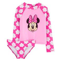 Carter's Kid Girls Minnie Mouse 2-Piece Rashguard Set 12 Pink