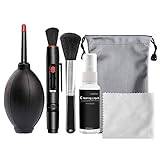UNFAIRZQ Professional DSLR Camera Cleaning Kit With Cleaning Swabs Microfiber Cloths Camera Cleaning Pen For Optical Lens Camera 6 Pcs SLR Sensor Lens Cleaning Tool Set Blaster For PC