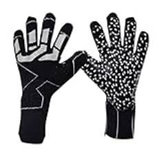 harayaa Goalkeeper Gloves for Adult Sportout Goalie Gloves Anticollision Football Goal Protection Soccer Gloves, Wrist Sports Gloves, black