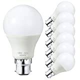 10x Trade Pack B22 LED Light Bulb Bayonet Base BC Energy Saving Daylight Cool White 6400K 75W 90W 110W Incandescent Lamp Equivalent Mains 240V A60 GLS Frosted Halogen Replacement (18)
