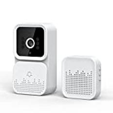 ZYWUOY Wireless Video Doorbell Camera, Smart Wireless WiFi Video Doorbell Phone Door Ring Intercom Security Camera Bell