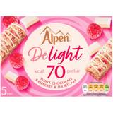 Alpen Delight White Chocolate and Raspberry Bars 5 Pack