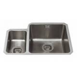 Cda KVC30LSS is a stainless steel undermount one and a half bowl sink