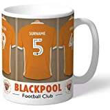 Go Find A Gift Personalised Blackpool FC Dressing Room Shirts Mug
