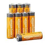 Amazon Basics AA 1.5 Volt Performance Alkaline Batteries, 8-Pack (Appearance may vary)