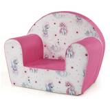 MuseHouse Mini kids sofa - Kids armchair - Toddler armchair for children's room - Childrens chair 0-3 Years - Children's armchairs