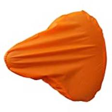 SM SunniMix Cycling Waterproof Dustproof Bike Seat Rain Cover, Protective Water Resistant Bicycle Saddle Cover - Bikes, Orange, 26 x 24.5 cm