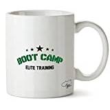 Hippowarehouse Boot Camp Elite Training Printed Mug Cup Ceramic 10oz