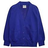 ZECO School Sweatshirt Cardigan Royal Blue