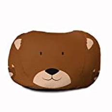 rucomfy Beanbags Animal Kids Bean Bag. Toddler Bedroom Chair. Machine Washable. Comfortable & Durable. 60 x 80cm (Beanbag Only, Bear)