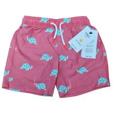 Marks & spencer kids boys coral pink turtle upf 50+ elasticated swim shorts