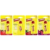 Carmex Original, Cherry, Strawberry & Mint Tube 4-Pieces Mixed Pack SPF15