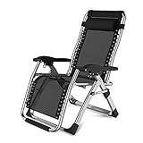 Patio Chairs Reclining Sun Loungers Zero Gravity Chaise Lounges Outdoor Garden Rocking Deck Chair For Beach Camping Supports 200kg Happy