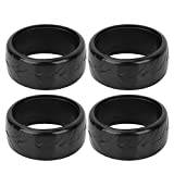 4Pcs RC Car Drift Tires, 26mm Durable Rubber RC Drift Hard Tires Upgrade Replacement Accessory for HSP 1:10 RC Drifting Car(03)
