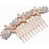 Claire's Rose Gold Daisy Rhinestone Hair Comb