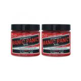 Manic Panic Womens High Voltage Semi Permanent Hair Color Cream 118ml Pillarbox Red X 2 - One Size