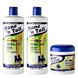 Mane 'n Tail Herbal Gro Shampoo, Herbal Gro Conditioner and Herbal Gro Leave-in Créme Bundle The complete hair care system FOR ALL HAIR TYPES