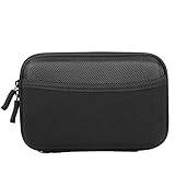 MKYOKO Diabetic Supplies Carrying Case Bag Travel Organizer for Insulin Pen Needles, Lancets, Test Strips, Lancing Device, Alcohol Wipes, Diabetes Testing Kit Cute Storage Containers (Black)