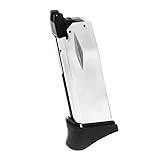Airsoft Parts WE (WE-TECH) 14rd Gas Magazine for Air Venturi Springfield Armory WE XDM COMPACT 3.8 Series GBB Pistol Silver/Black