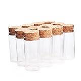 Zerodeko 12pcs Corks for Containers for Food To Go Food Containers with Lids Food Storage Jar Glass Storage Jars Kitchen Storage Terrariums Medicine Bottle Wooden With Cover