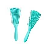AIITLLYNA Detangling Brush for Natural Hair-detangling Hairbrush for afro hair 3a to 4c Kinky Wavy,Curly,Coily Hair,Detangle Easily with Wet/Dry, Conditioner, Improve Hair Texture-Easy Clean (green)
