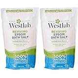 Westlab Reviving Epsom Salt, 1kg (Pack of 2)
